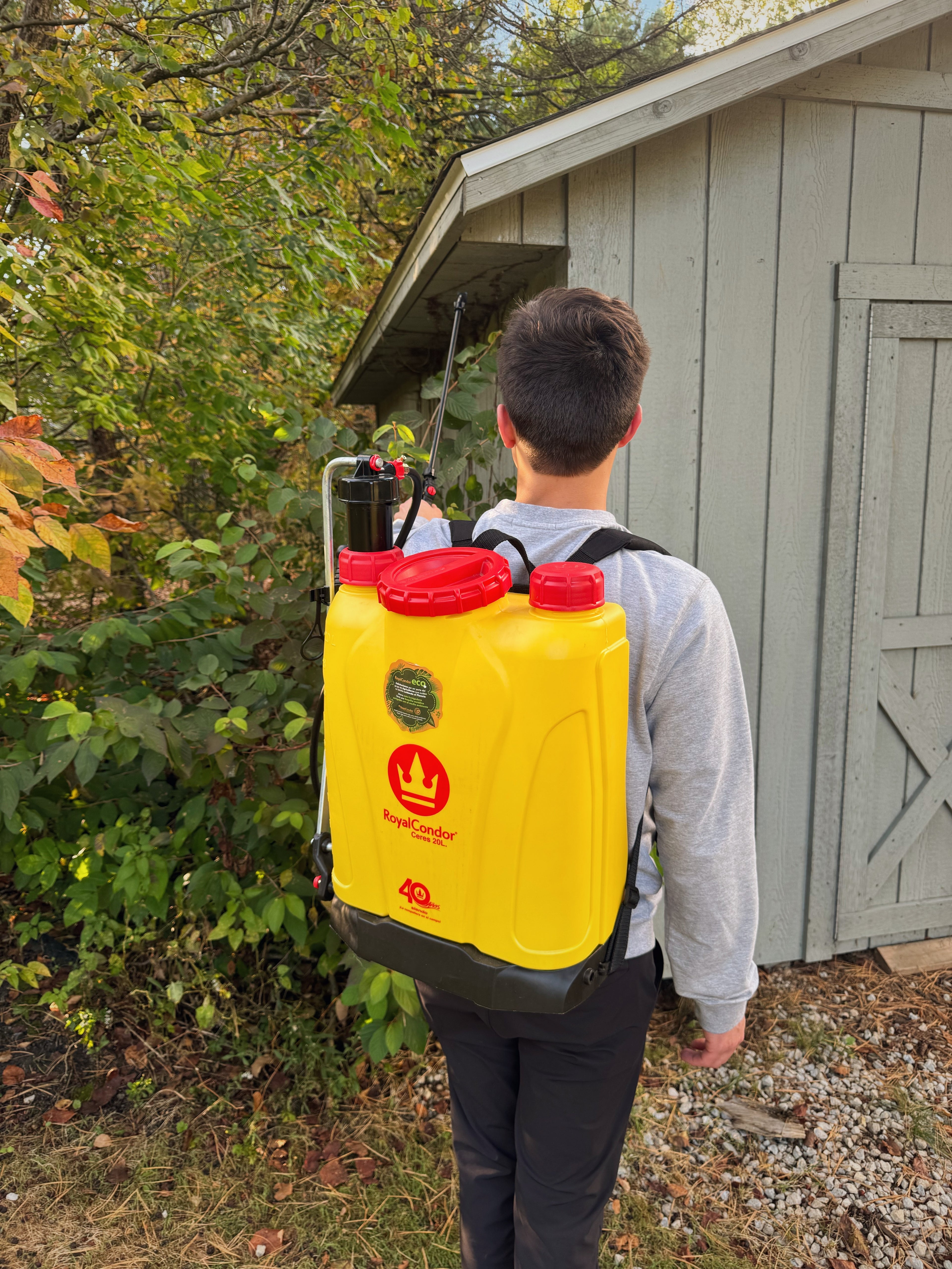 RoyalCondor Ceres High Capacity Manual Backpack Sprayer - 5.28 Gallon (20L)