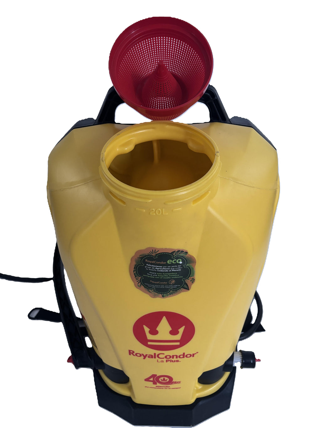 RoyalCondor Plus High Capacity Manual Backpack Sprayer - 5.28 Gallon (20L)