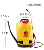 RoyalCondor Plus High Capacity Manual Backpack Sprayer - 5.28 Gallon (20L)